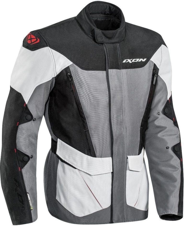 IXON Chaqueta Sicilia Lady Negro/Gris/Rojo