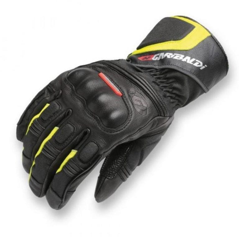 GARIBALDI Guantes Motion Negro/Amarillo Fluor