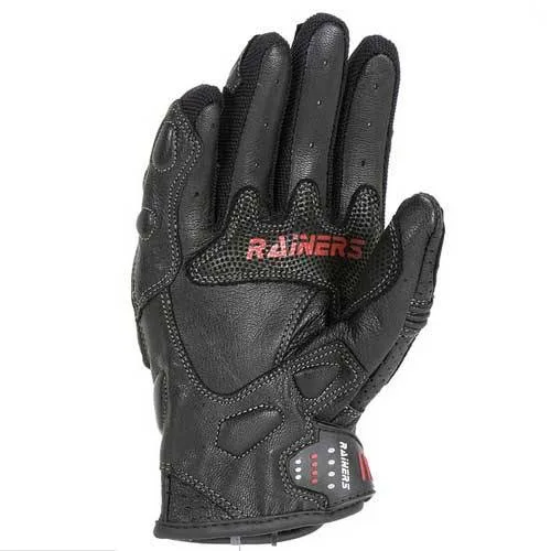 RAINERS Guantes Road Negro/Amarillo Fluor