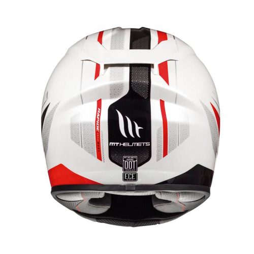 MT Casco Rapide Kid Duel Negro/Blanco/Rojo (D1)