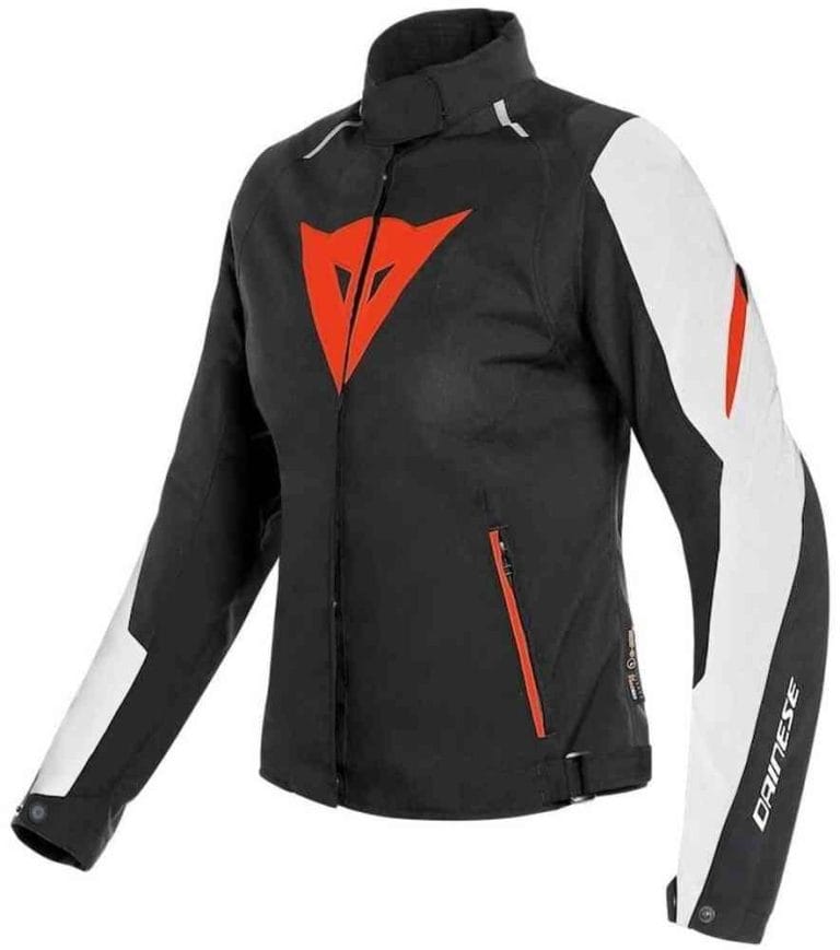 DAINESE Chaqueta Laguna Seca 3 Lady D-Dry Negro/Rojo Lava/Blanco
