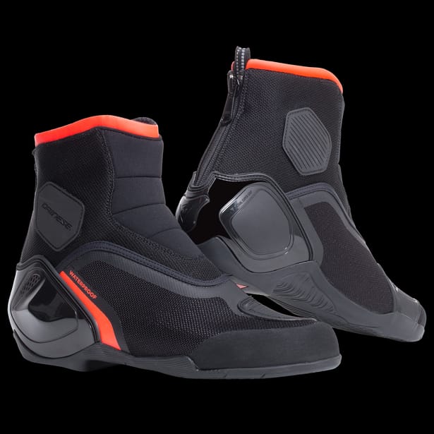 Dainese Dinamica D-WP Negro/rojo Fluor