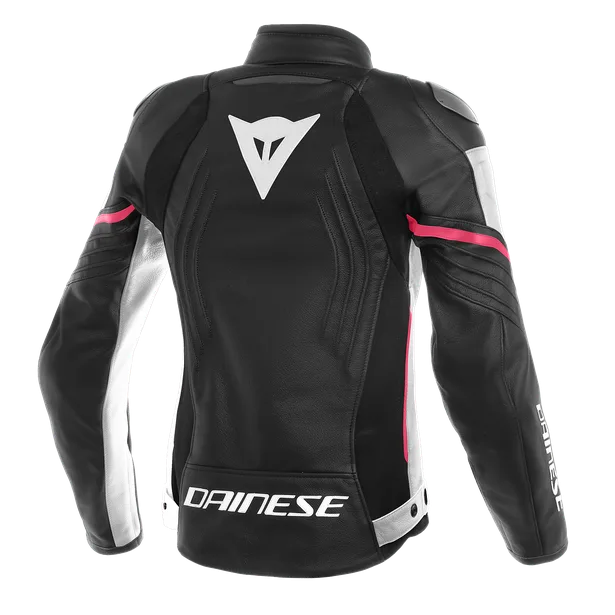 DAINESE Chaqueta Racing 3 Lady Negro/Blanco/Fucsia