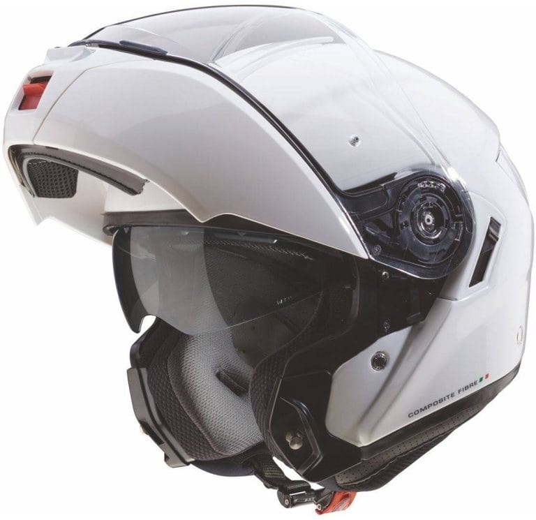 CABERG Casco Levo Blanco Metal