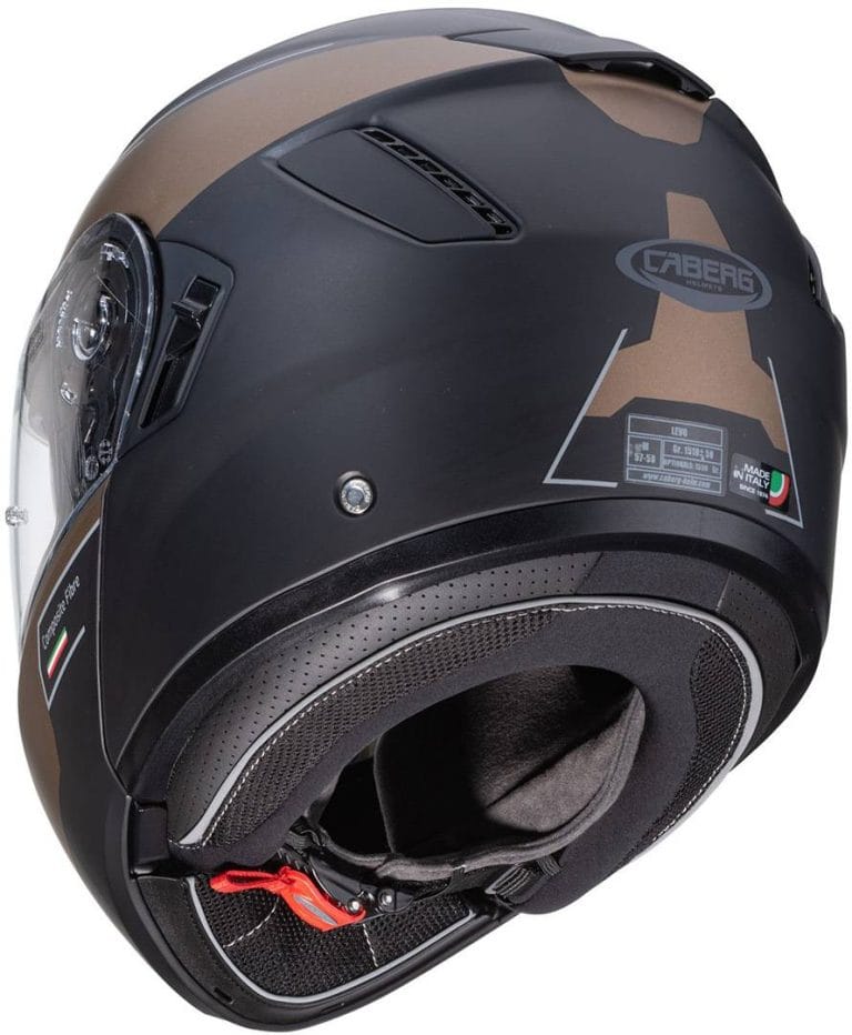 CABERG Casco Levo Prospect Negro Mate/Bronce