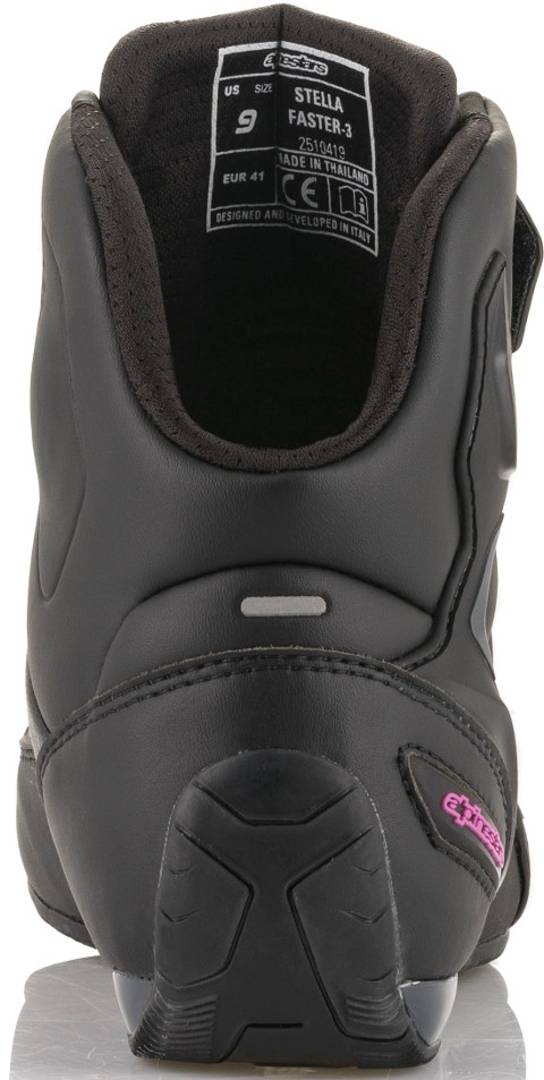 ALPINESTARS Botín Stella Faster 3 Lady Negro/Fucsia