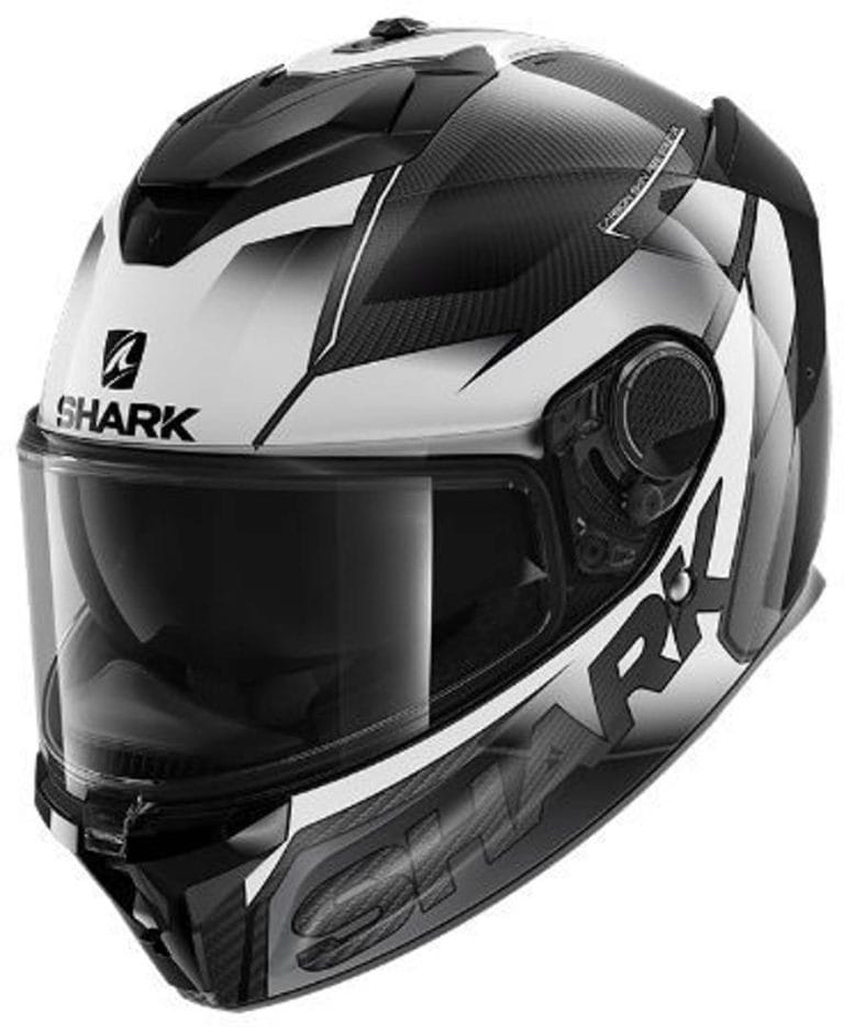 SHARK Casco Spartan GT Carbon Shestter Negro/Blanco
