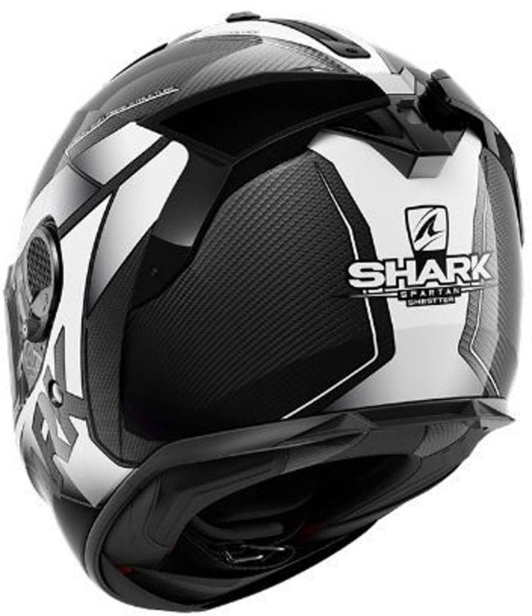 SHARK Casco Spartan GT Carbon Shestter Negro/Blanco