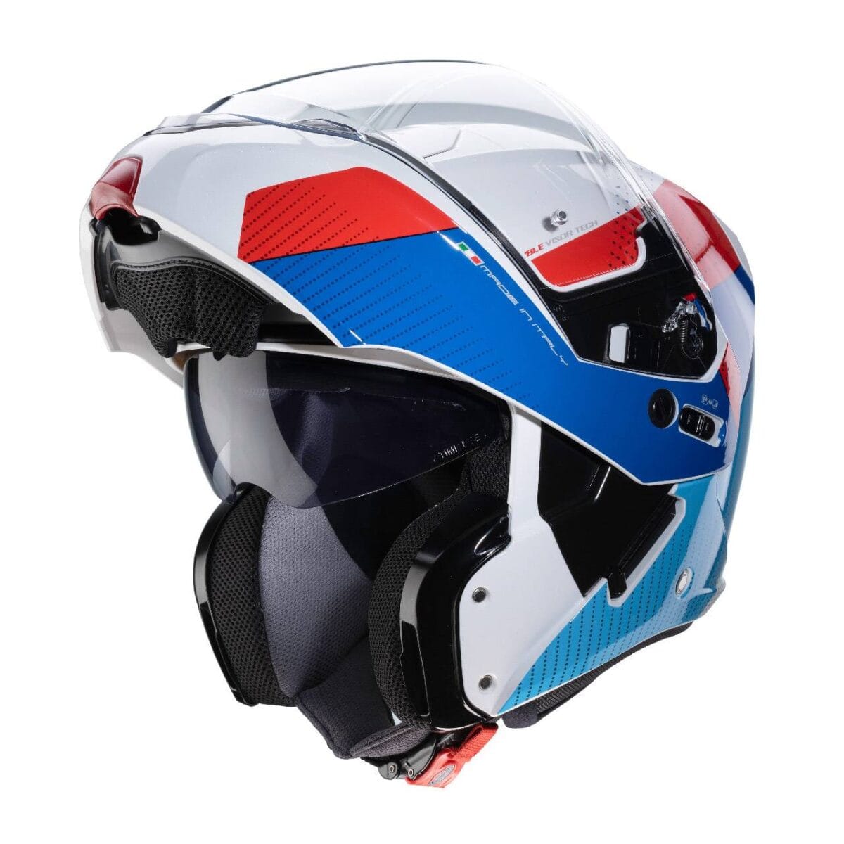 CABERG Casco Horus Scout Blanco/Azul/Rojo