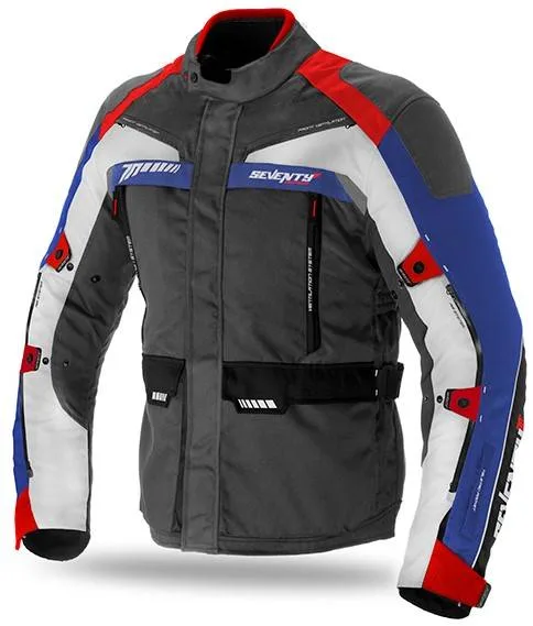 SEVENTY Chaqueta SD-JT43 Gris/Azul/Rojo