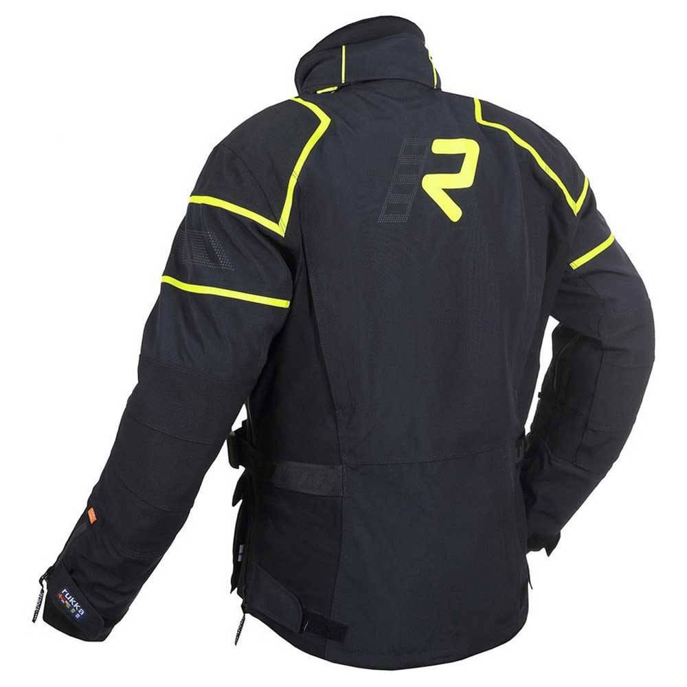 RUKKA Chaqueta Exegal Gore-Tex Negro/Amarillo Fluor