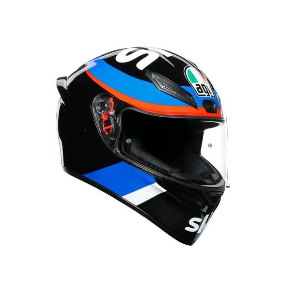 AGV K1 REPLICA ECE2205 - VR46 SKY RACING TEAM BLACK/RED
