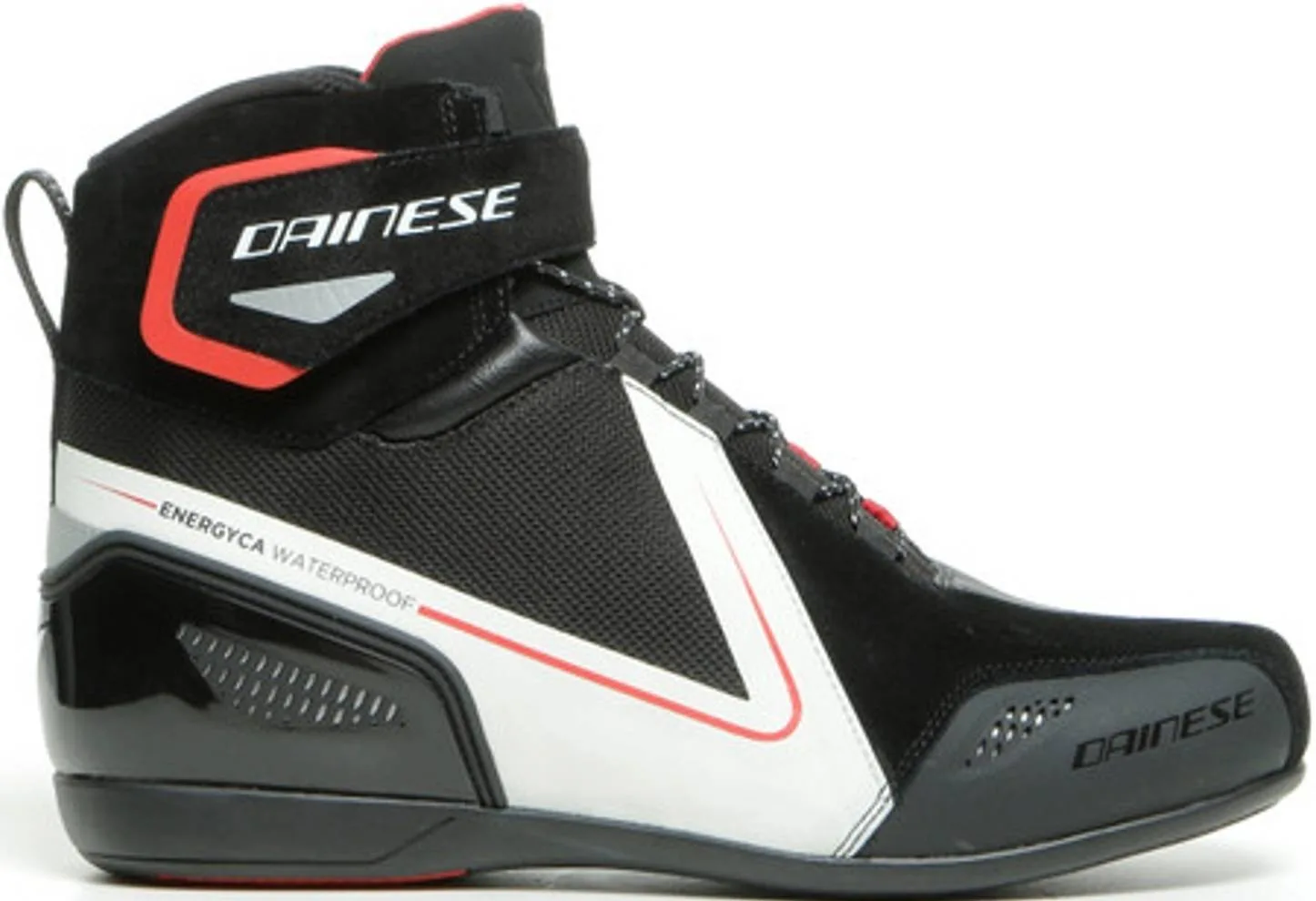 DAINESE Botín Energyca D-WP Negro/Blanco/Rojo Lava
