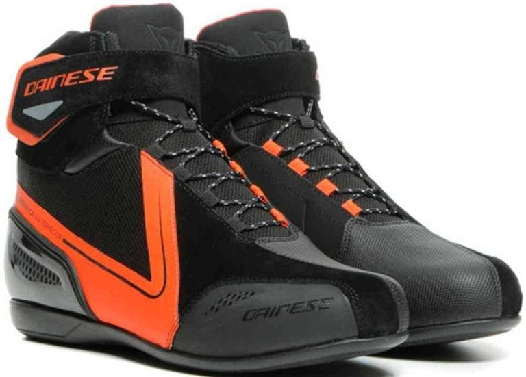 DAINESE Botín Energyca D-WP Negro/Rojo Fluor