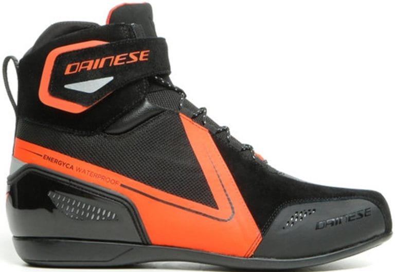 DAINESE Botín Energyca D-WP Negro/Rojo Fluor