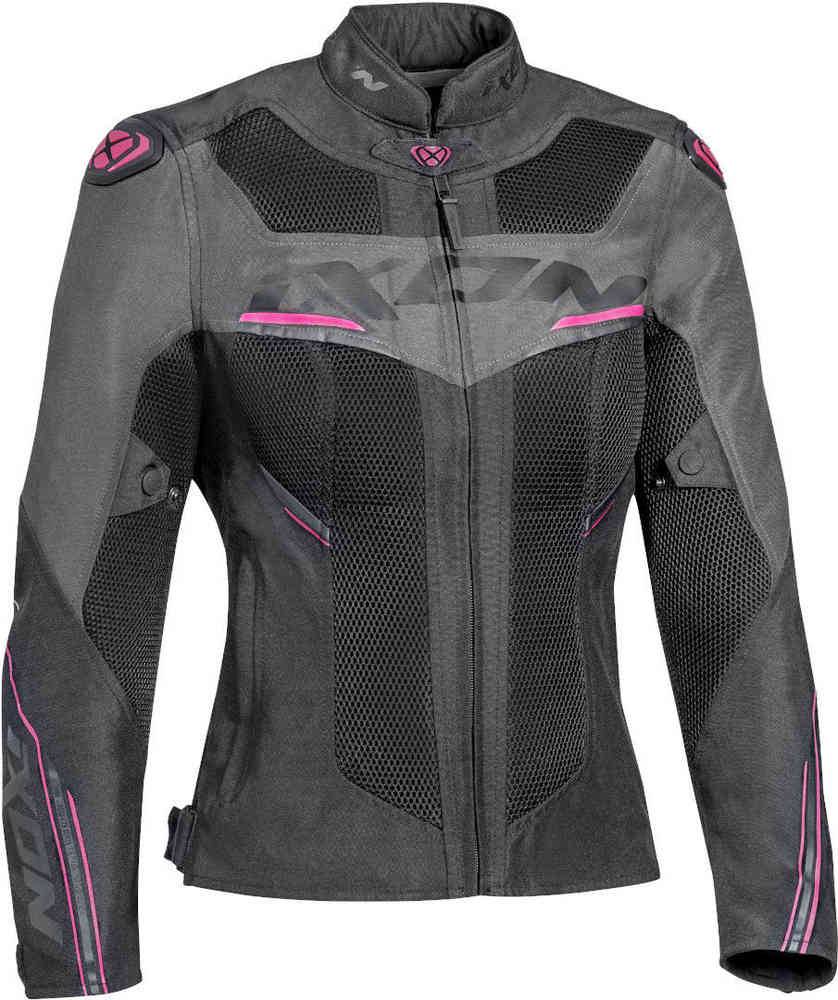 IXON Chaqueta Draco Lady Negro/Rosa