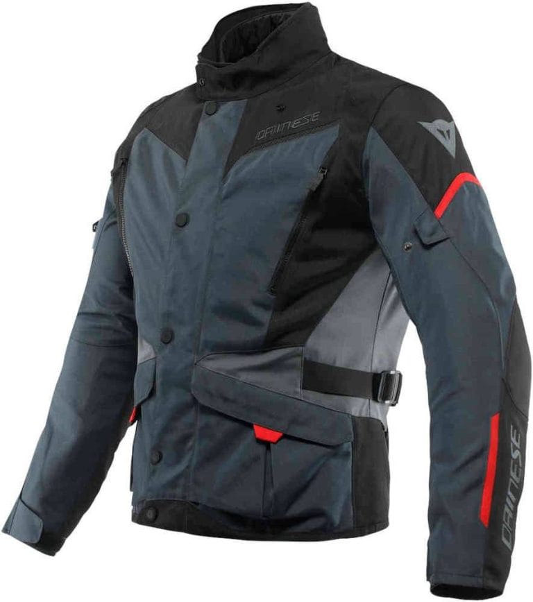 DAINESE Chaqueta Tempest 3 D-Dry Gris/Negro/Rojo Lava