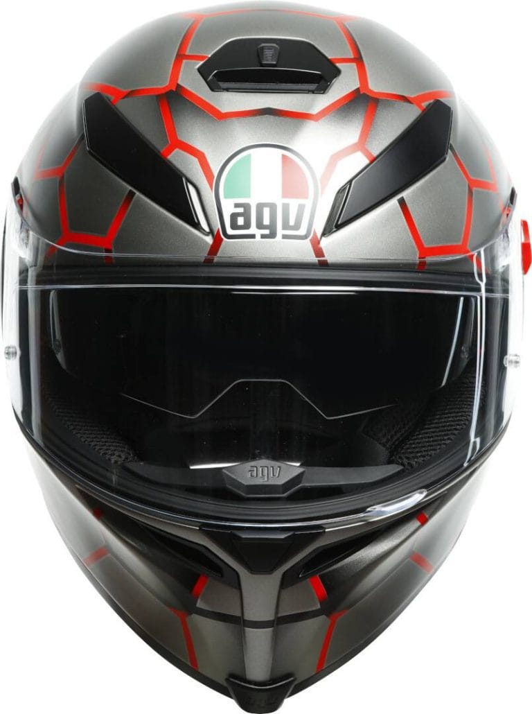 AGV Casco K5 S E2205 Multi - Vulcanum Rojo
