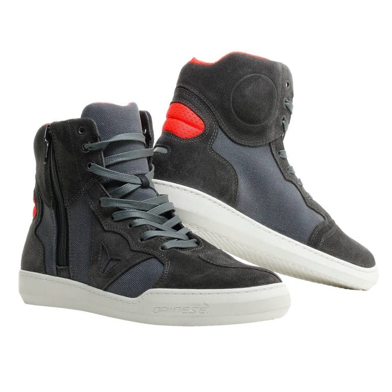 DAINESE Botín Metropolis Carbón/Rojo Flúor