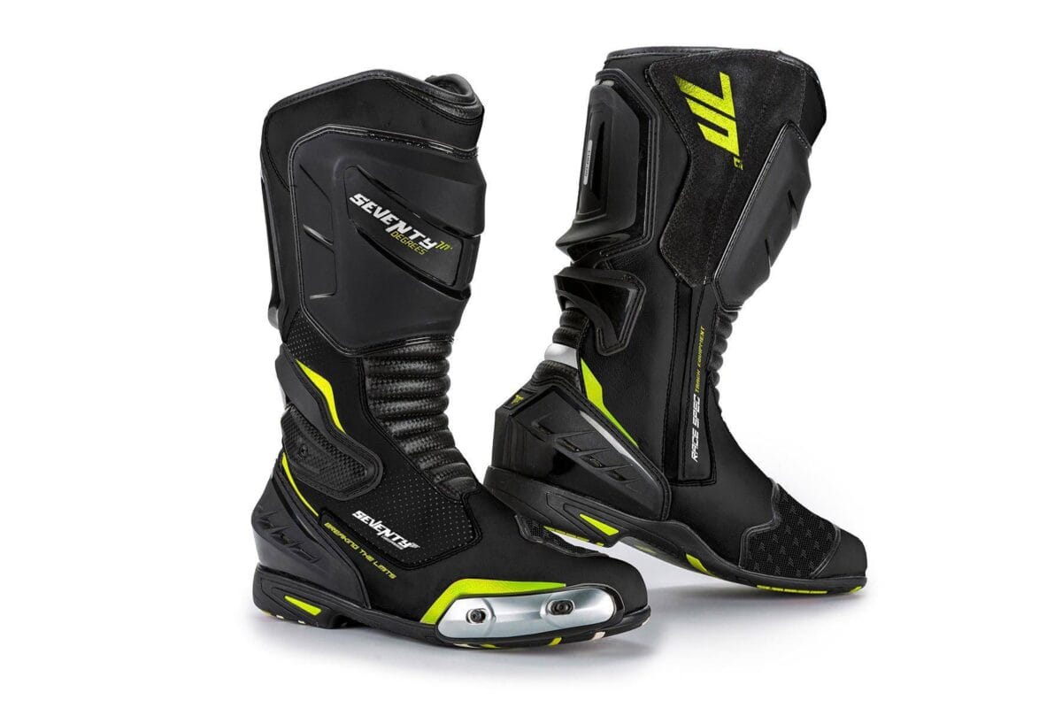 SEVENTY Botas SD-BR1 Negro/Amarillo Fluor