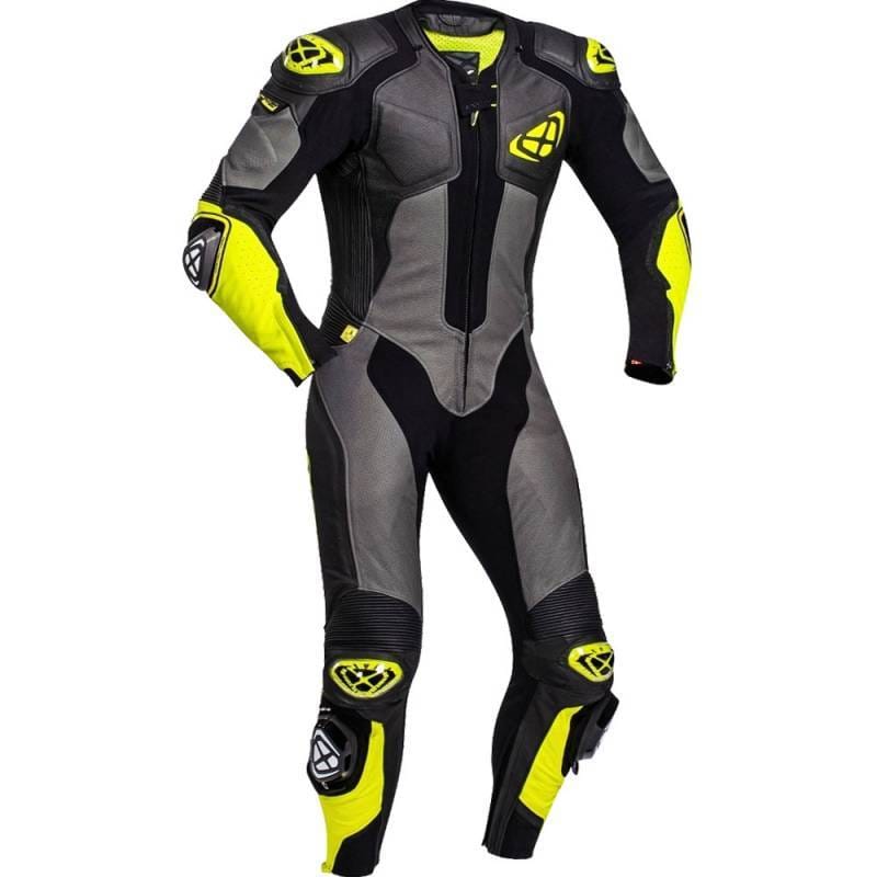 IXON Mono 1 pieza Vendetta Negro/Gris/Amarillo Fluor