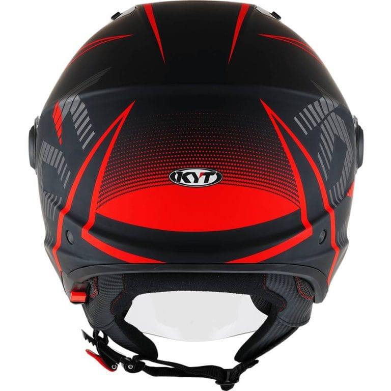 KYT Casco D-City Colorful Rojo Mate