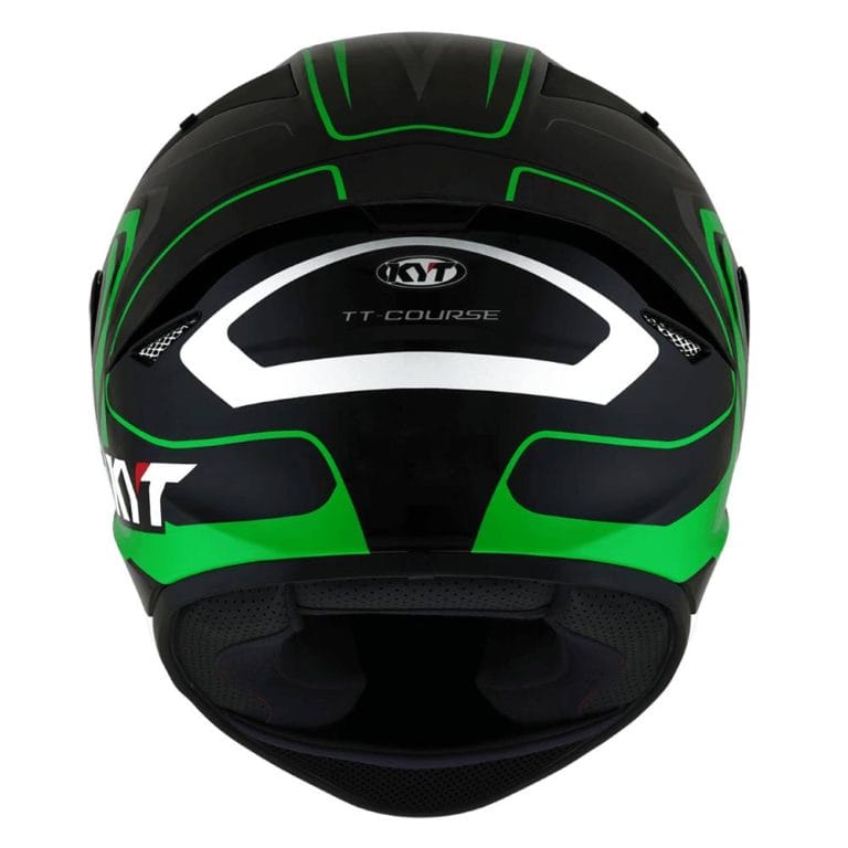 KYT Casco TT-Course Overtech Negro/Verde