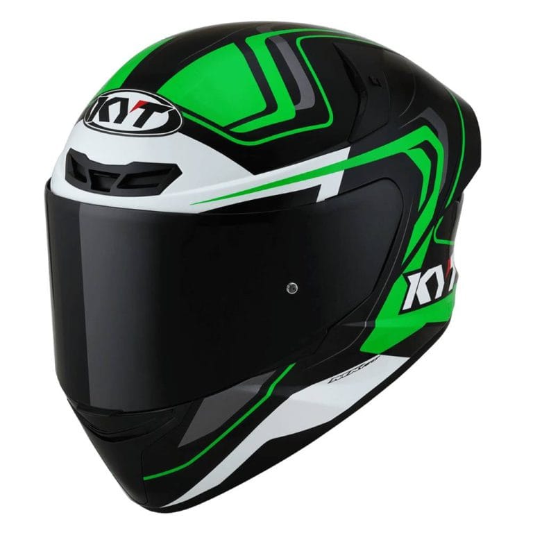 KYT Casco TT-Course Overtech Negro/Verde