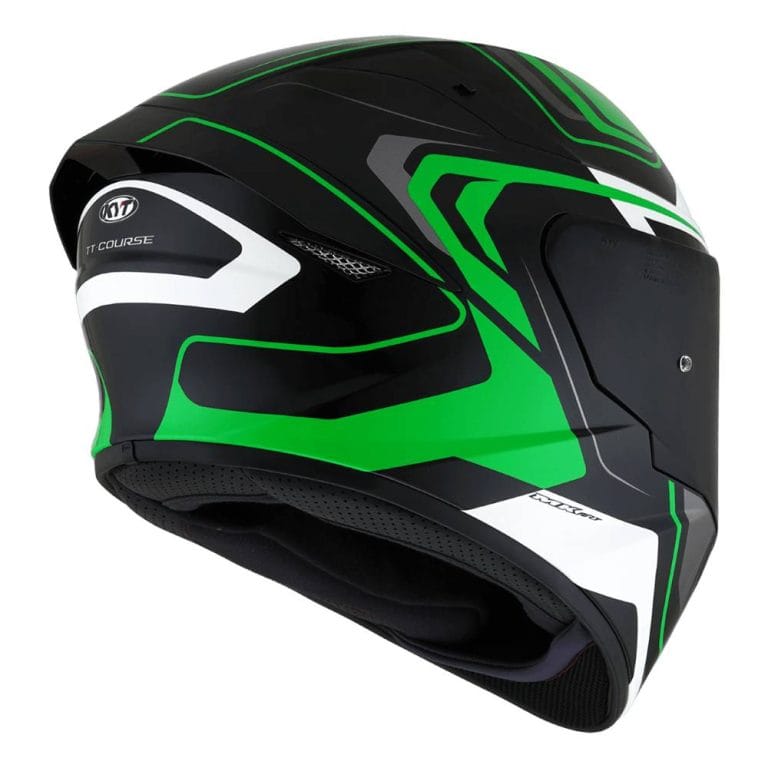 KYT Casco TT-Course Overtech Negro/Verde