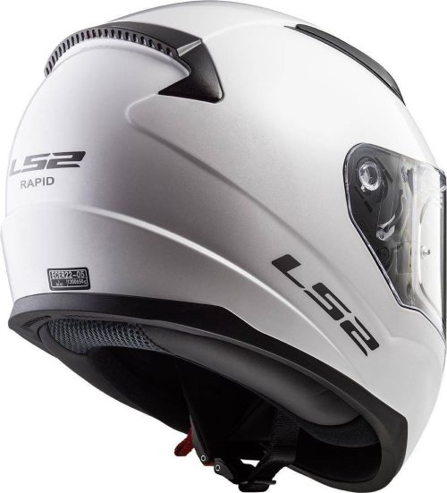 LS2 Casco Niño FF353J Rapid Mini Solid Blanco