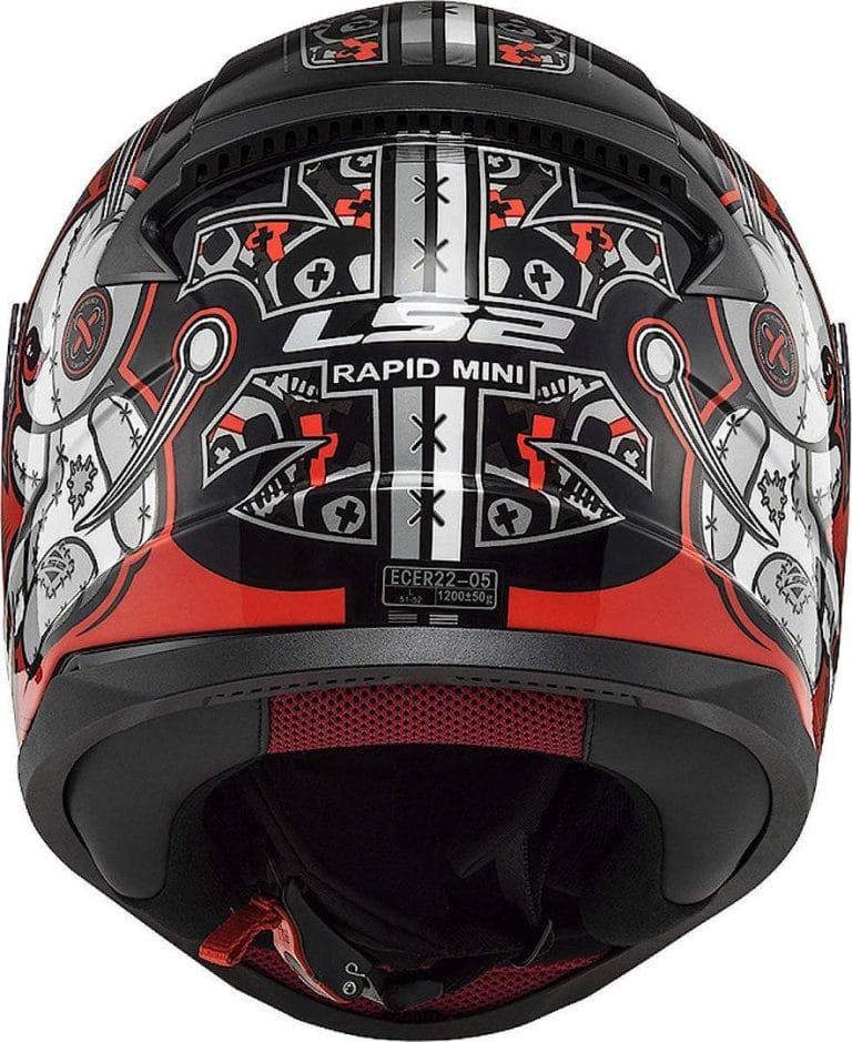 LS2 Casco Niño FF353J Rapid Mini Voodoo Negro/Rojo