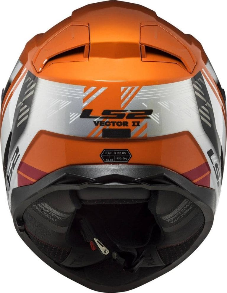 LS2 Casco FF811 Vector II Stylus Naranja/Negro