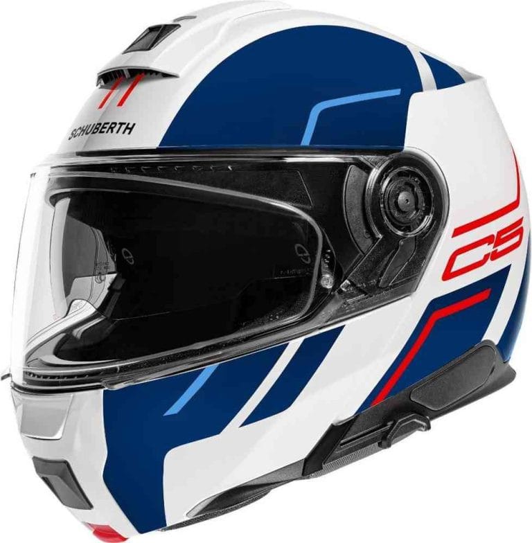SCHUBERTH Casco C5 Master Azul/Blanco/Rojo