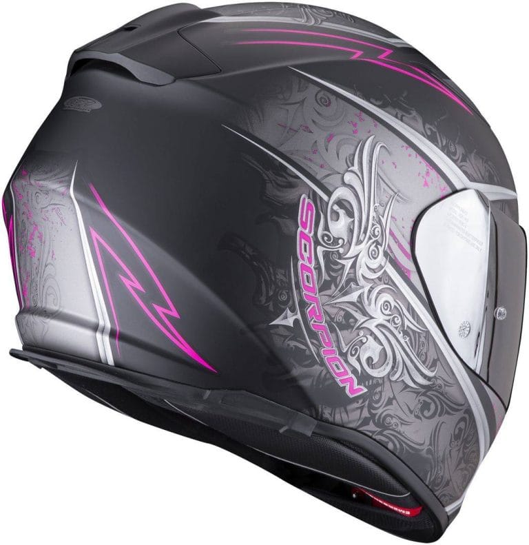 SCORPION Casco EXO-491 Run Negro/Rosa