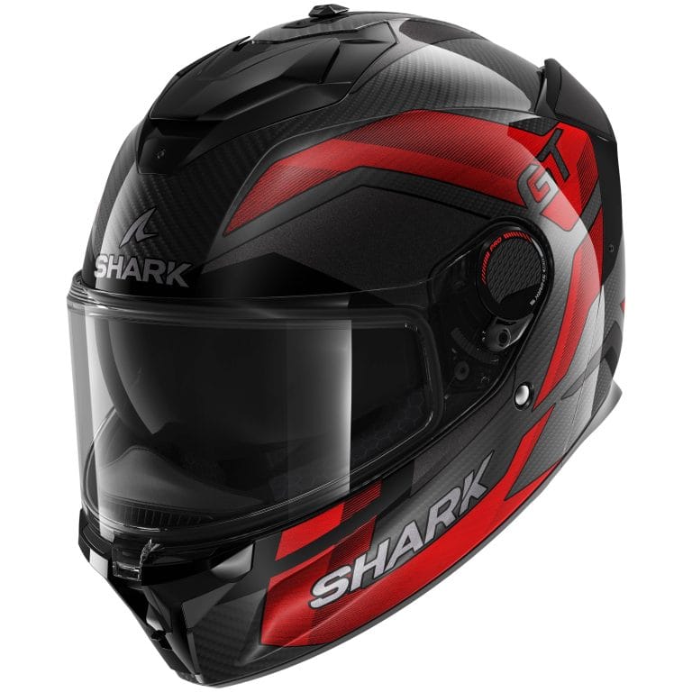 SHARK Casco Spartan GT Pro Carbon Ritmo Negro/Rojo/Gris