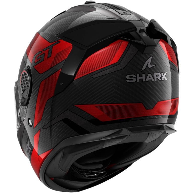 SHARK Casco Spartan GT Pro Carbon Ritmo Negro/Rojo/Gris