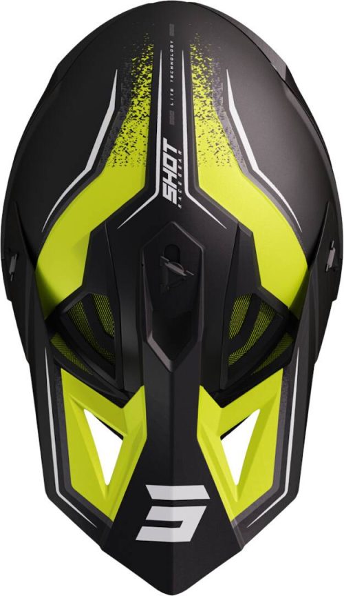 SHOT Casco Prism Negro/Amarillo Fluor