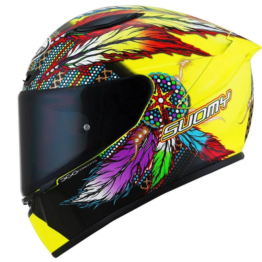 SUOMY Casco Track-1 Chieftain Multi Amarillo