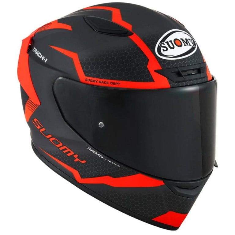 SUOMY Casco Track-1 Reaction Antracita/Rojo