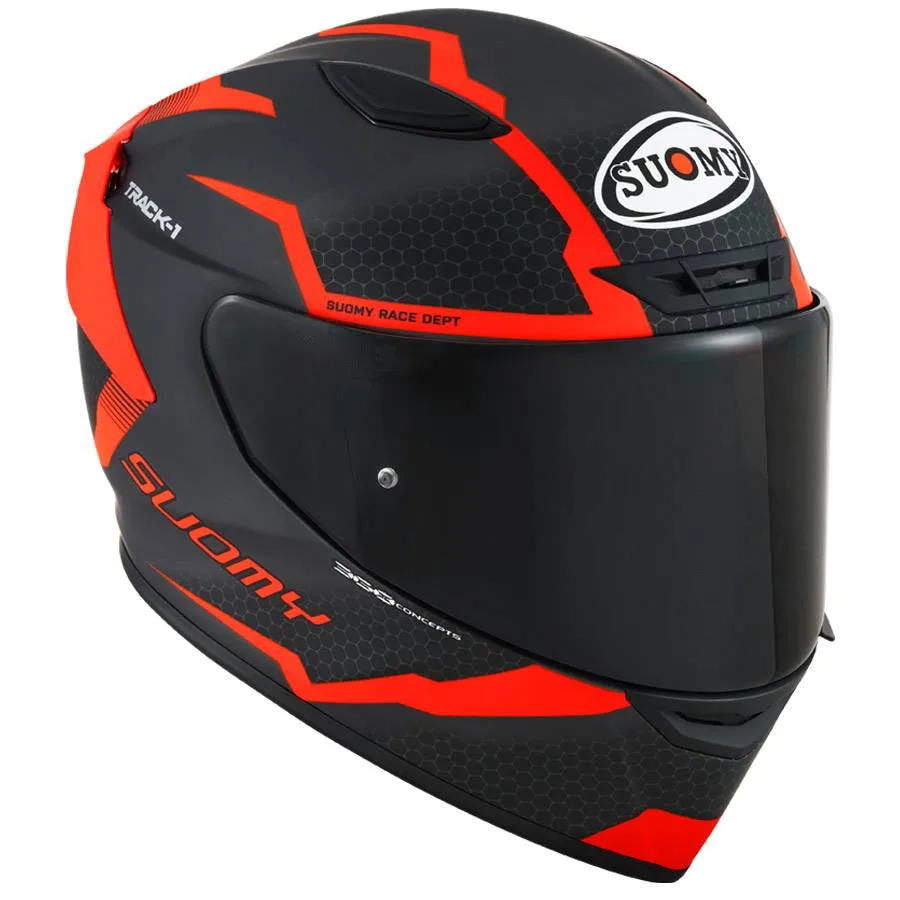 SUOMY Casco Track-1 Reaction Antracita/Rojo