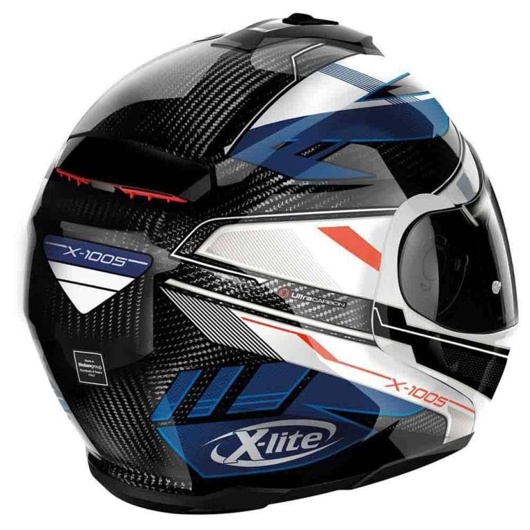 X-LITE Casco X-1005 Ultra Carbon Powertrain 41 Azul/Blanco/Rojo