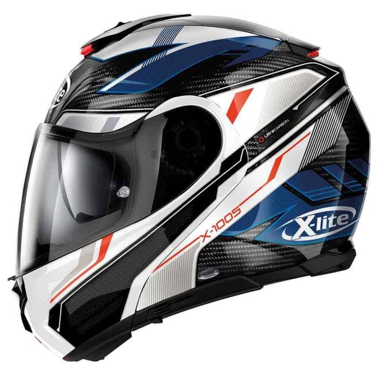 X-LITE Casco X-1005 Ultra Carbon Powertrain 41 Azul/Blanco/Rojo