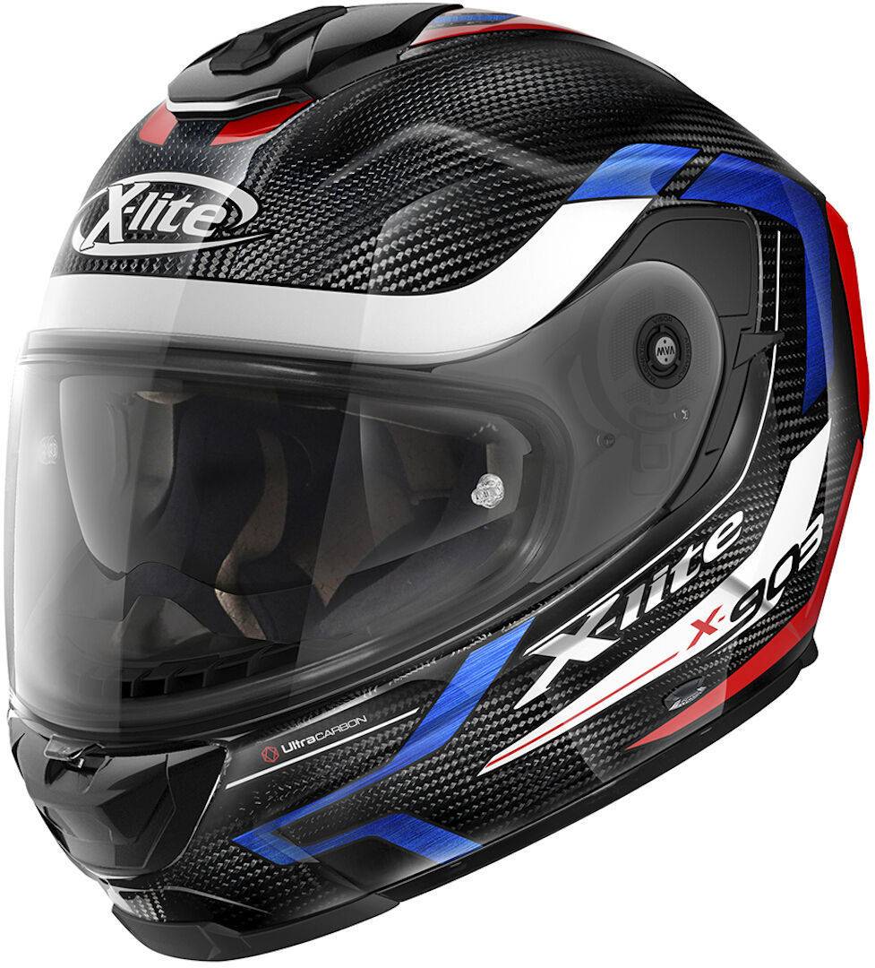 X-LITE Casco X-903 Ultra Carbon Harden 52 Blanco/Rojo/Azul