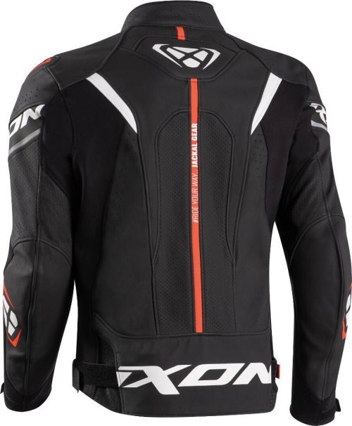 IXON Chaqueta Jackal Negro/Blanco/Rojo
