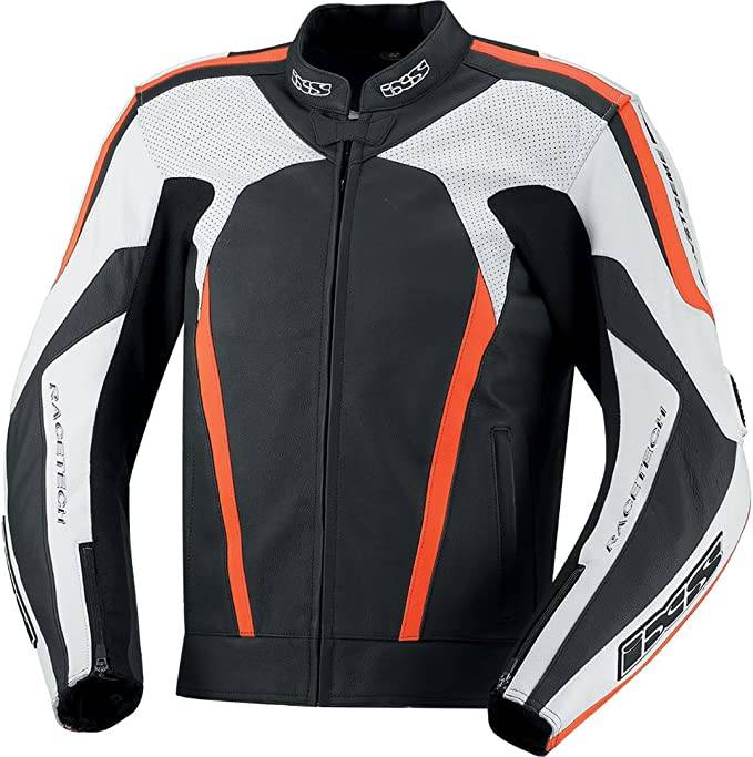 IXS Chaqueta Kuma Negro/Blanco/Rojo Fluor