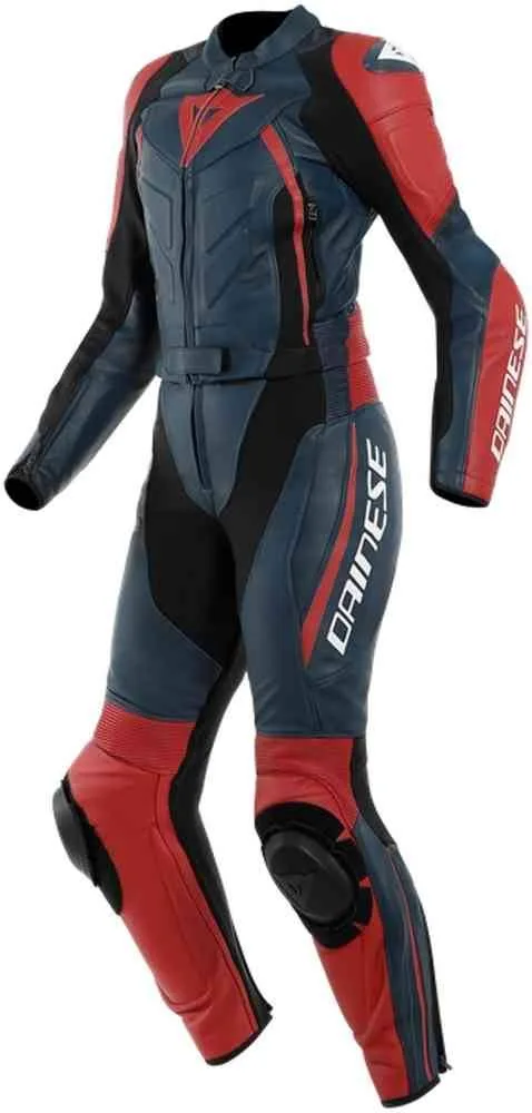 DAINESE Mono 2 piezas Avro D2 Lady Azul/Negro/Rojo