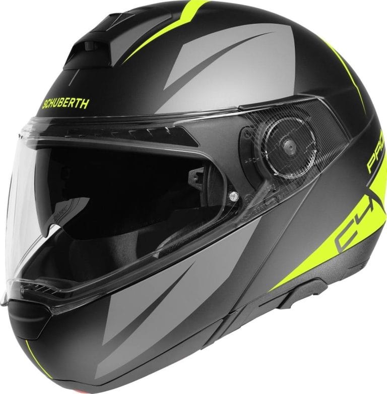 SCHUBERTH Casco C4 Pro Merak Negro Mate/Amarillo
