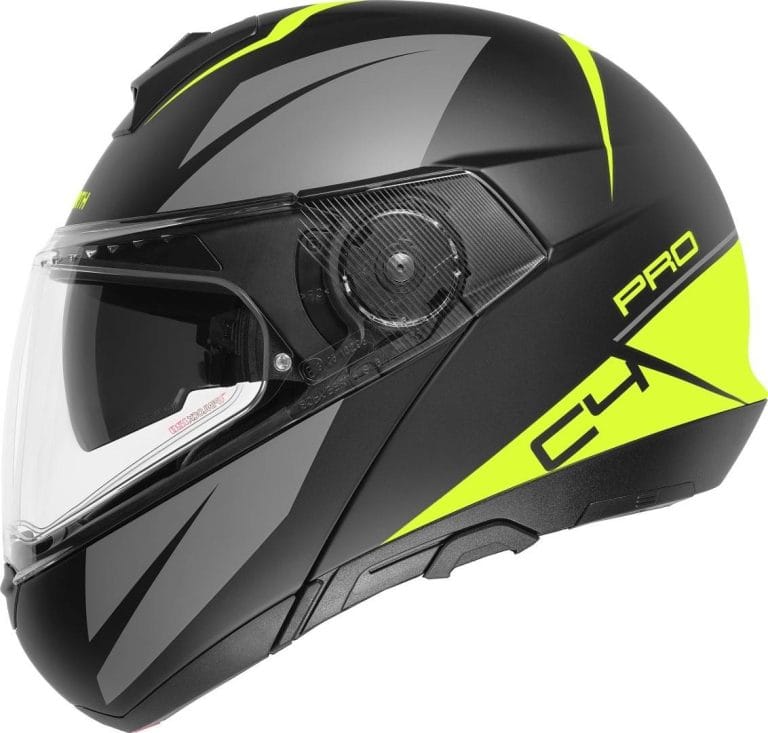 SCHUBERTH Casco C4 Pro Merak Negro Mate/Amarillo