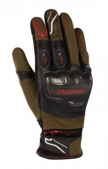 BERING Guantes Cortex Negro/Kaki
