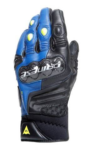 DAINESE Guantes Carbon 4 Cortos Azul/Negro/Amarillo Fluor